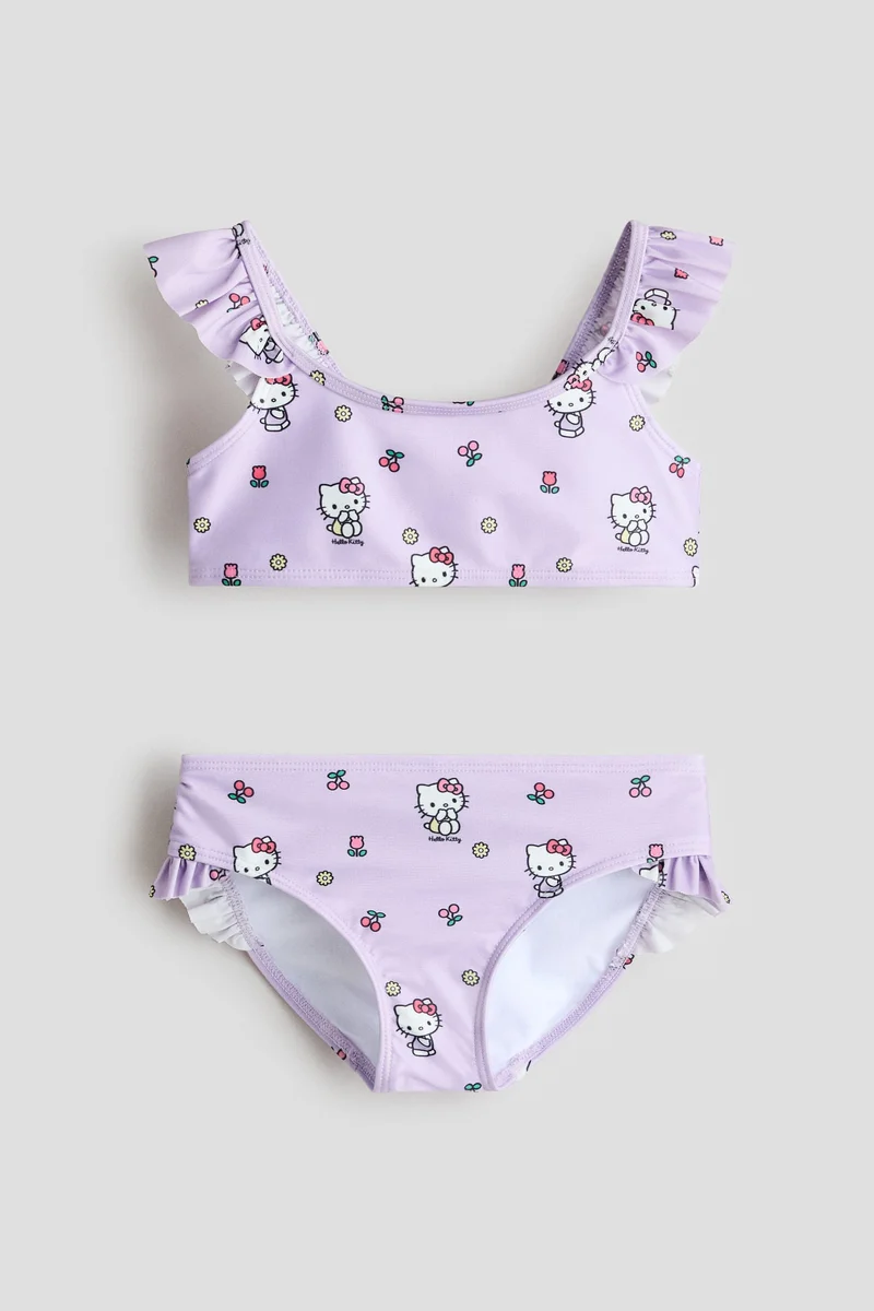 H&M Flounced printed bikini